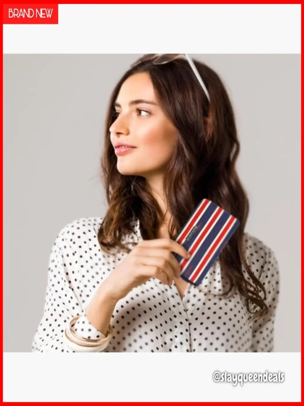 Slim RFID Blocking Wallet with Coin Purse and Phone Holder